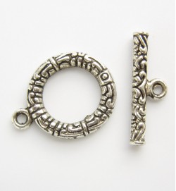 Ornate Detailed Toggle Clasp